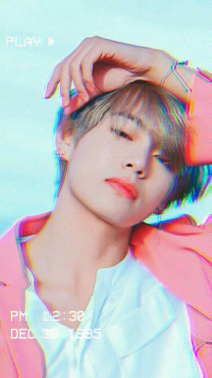 BTSのVがカリスマ的な魅力で魅了 壁紙