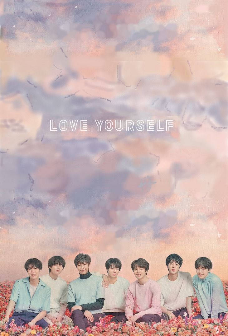 BTSのバラの花壇で美しいひととき 壁紙