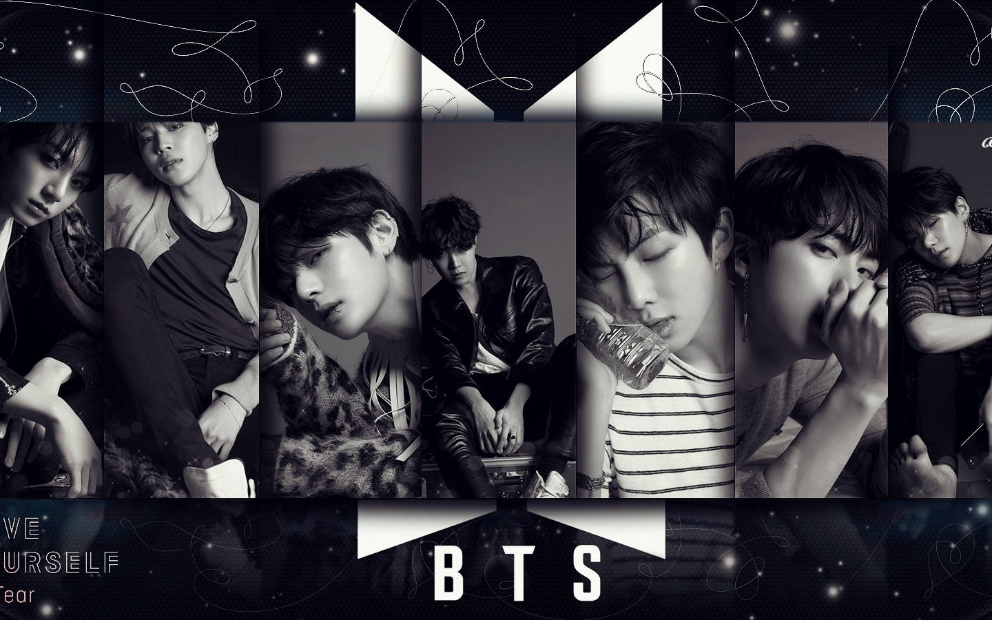 BTSロゴ・Love Yourself Tearバージョン 壁紙