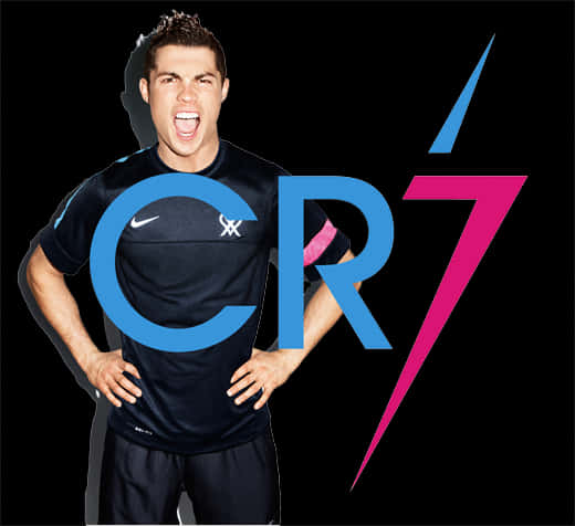クリスティアーノ・ロナウド C R7 ブランドポーズ 壁紙