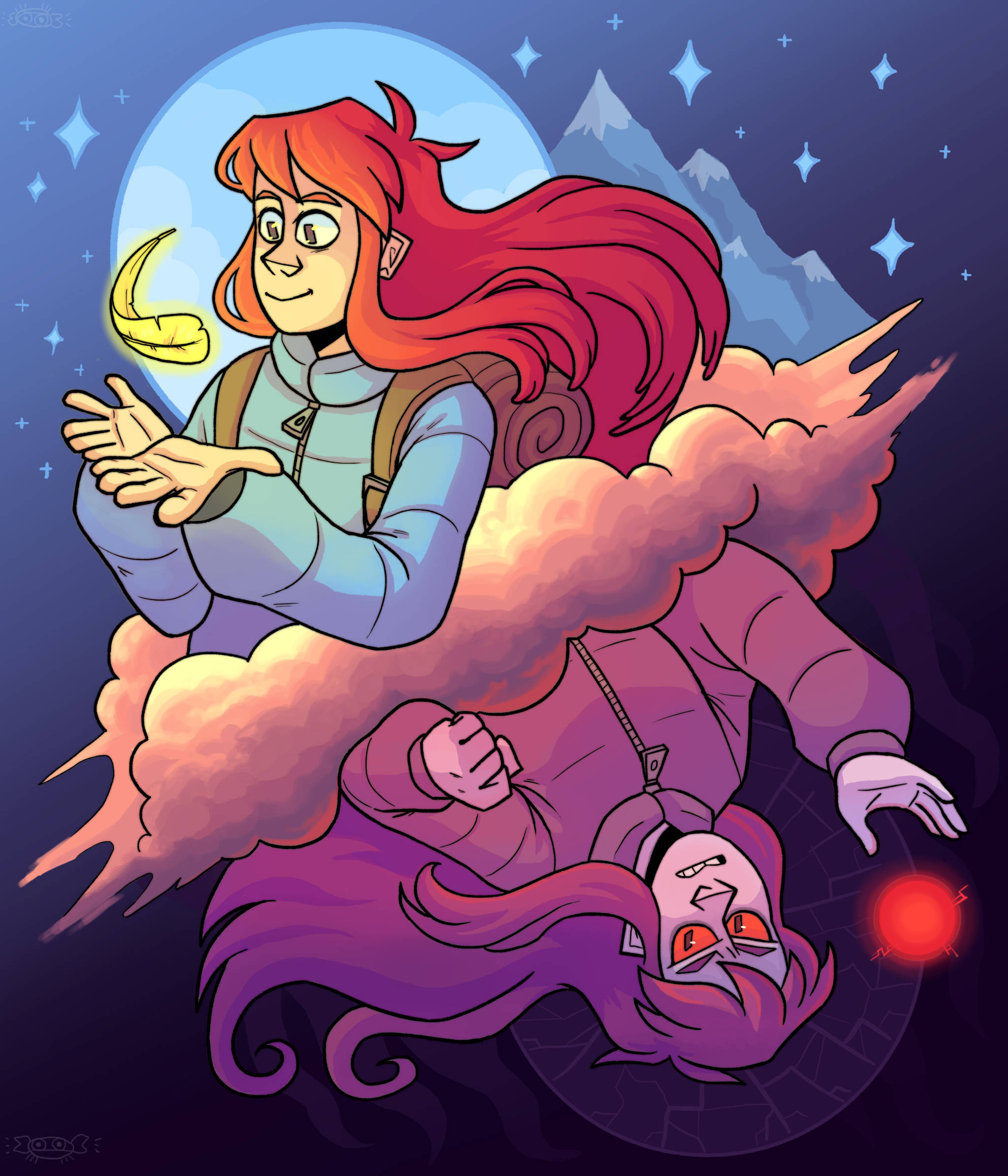 Celeste マデリンとバデリンのアート 壁紙