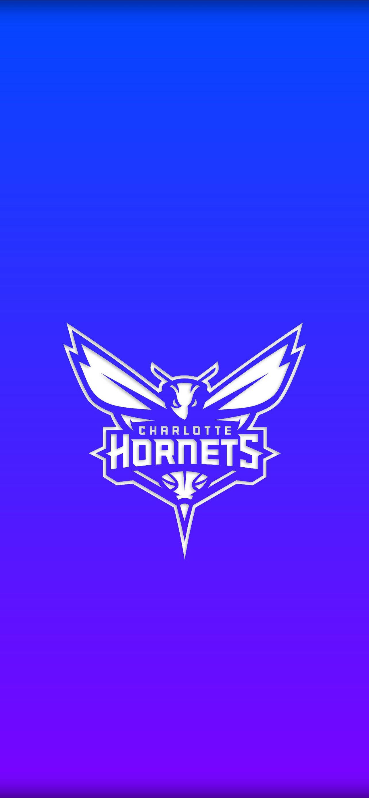 Charlotte Hornets Gradient Blue 壁紙