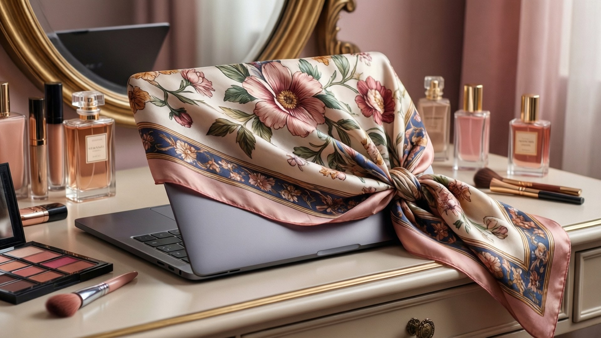 フローラルChromebookの優雅さ 壁紙