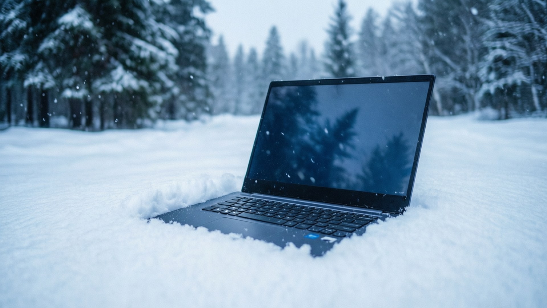 冬のワンダーランド Chromebook 壁紙