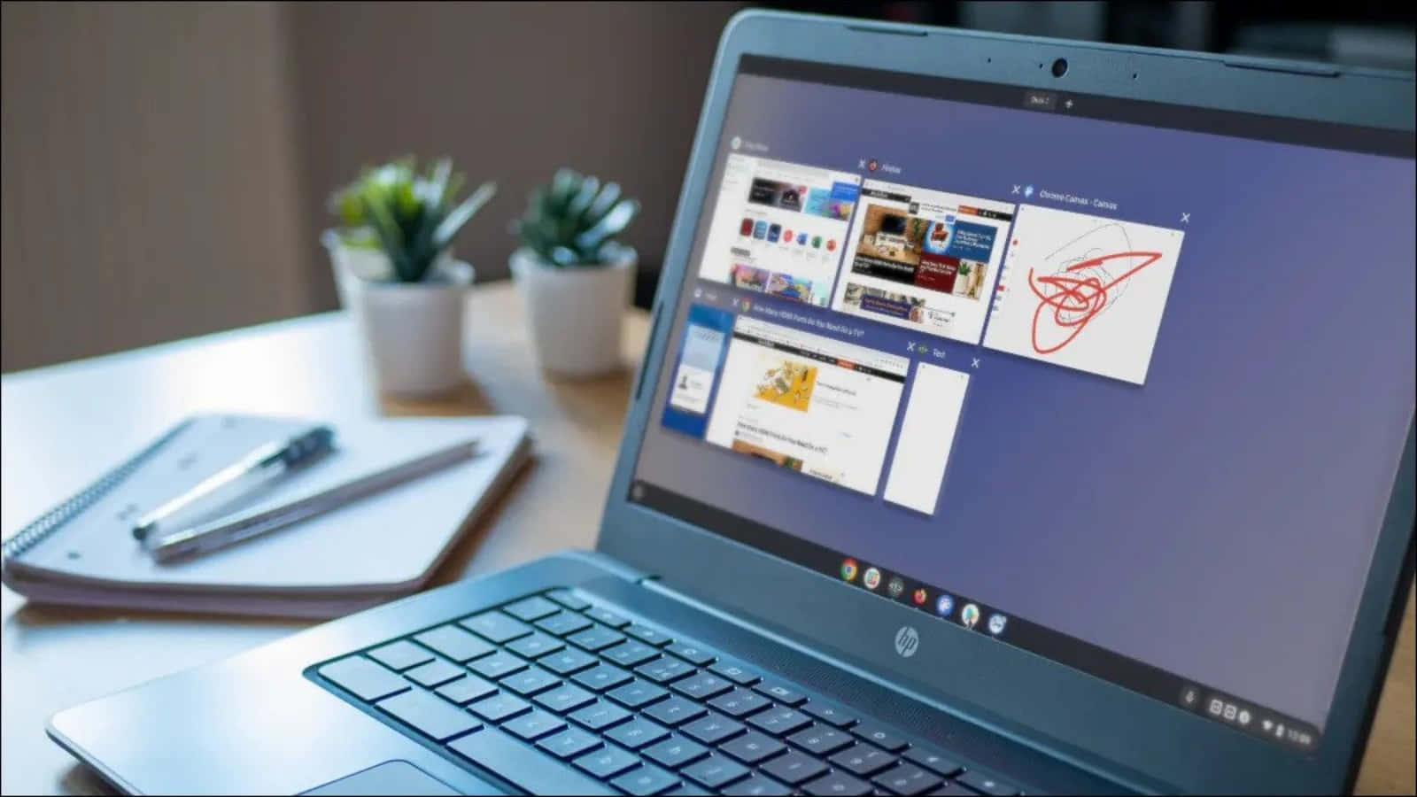Chromebookで快適に駆け抜けるイメージ 壁紙