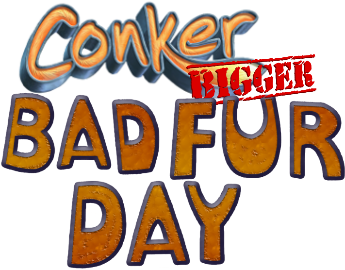 Conker Bad Fur Day ロゴ 壁紙