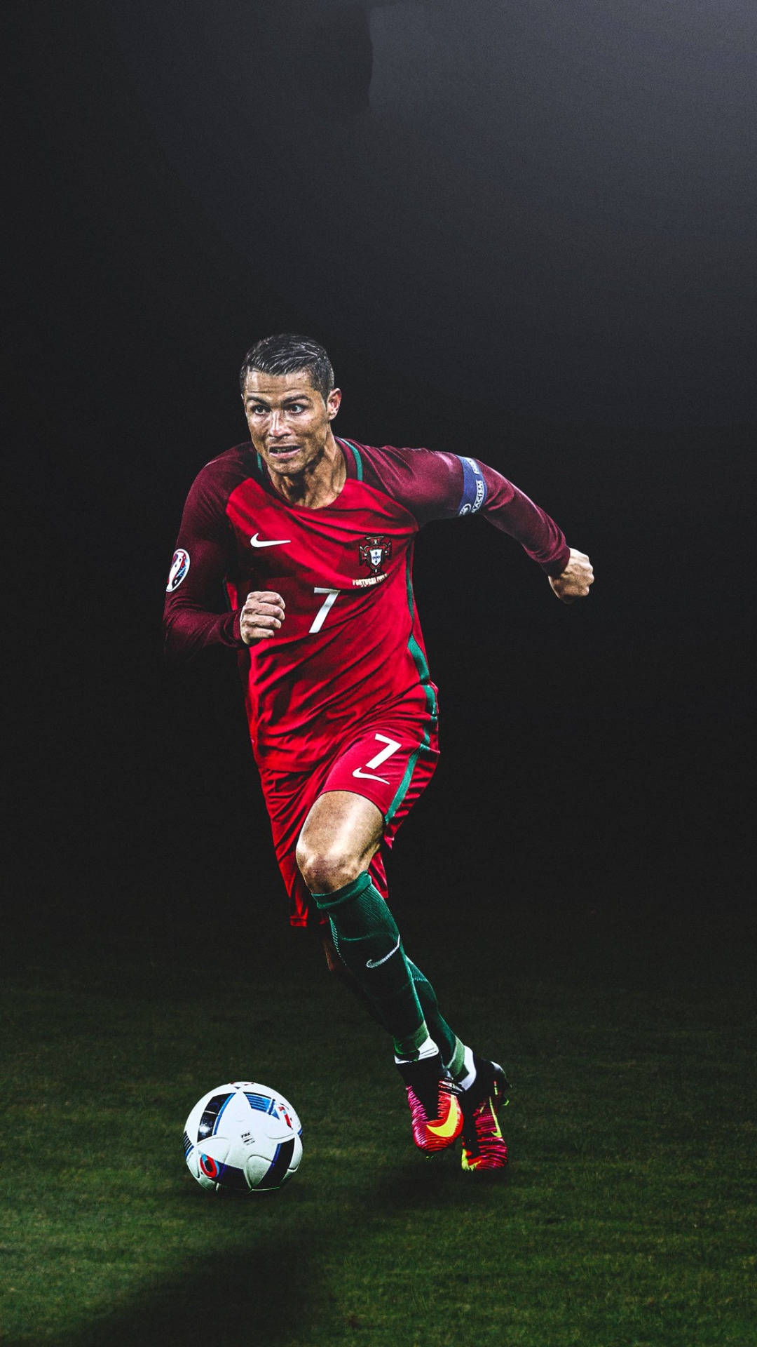 走るCR7 クリスティアーノ・ロナウド 壁紙