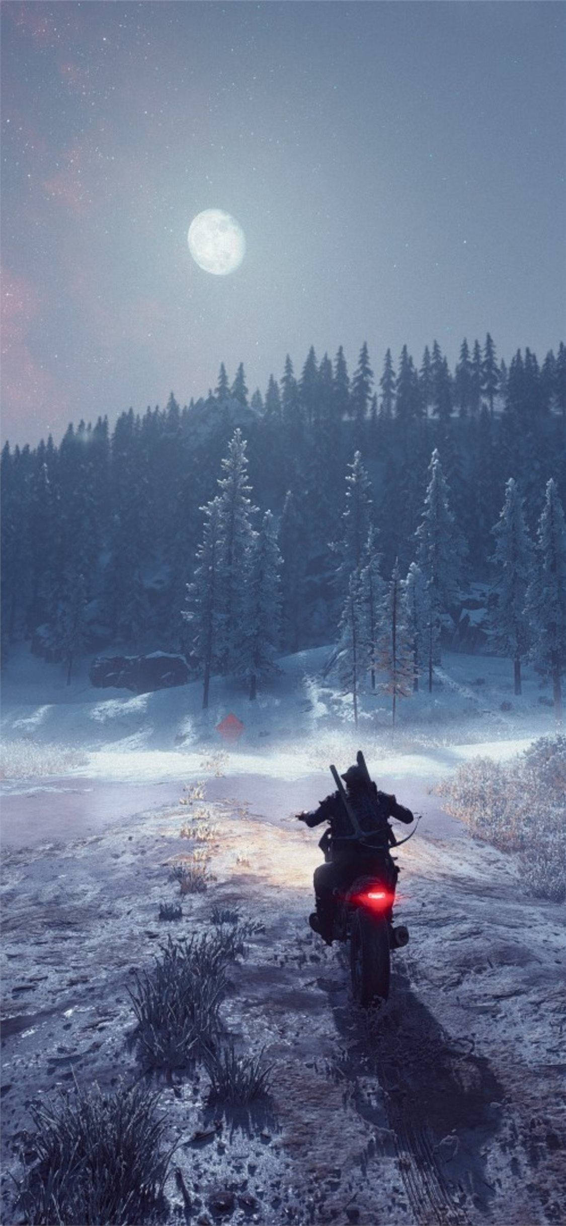 Days Gone 冬のライド 壁紙