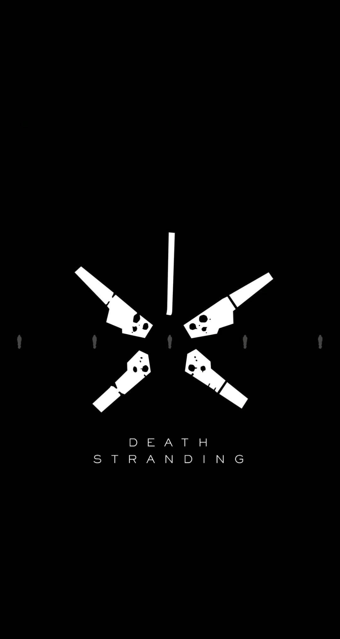 Death Stranding ミニマルアート iPhone 壁紙