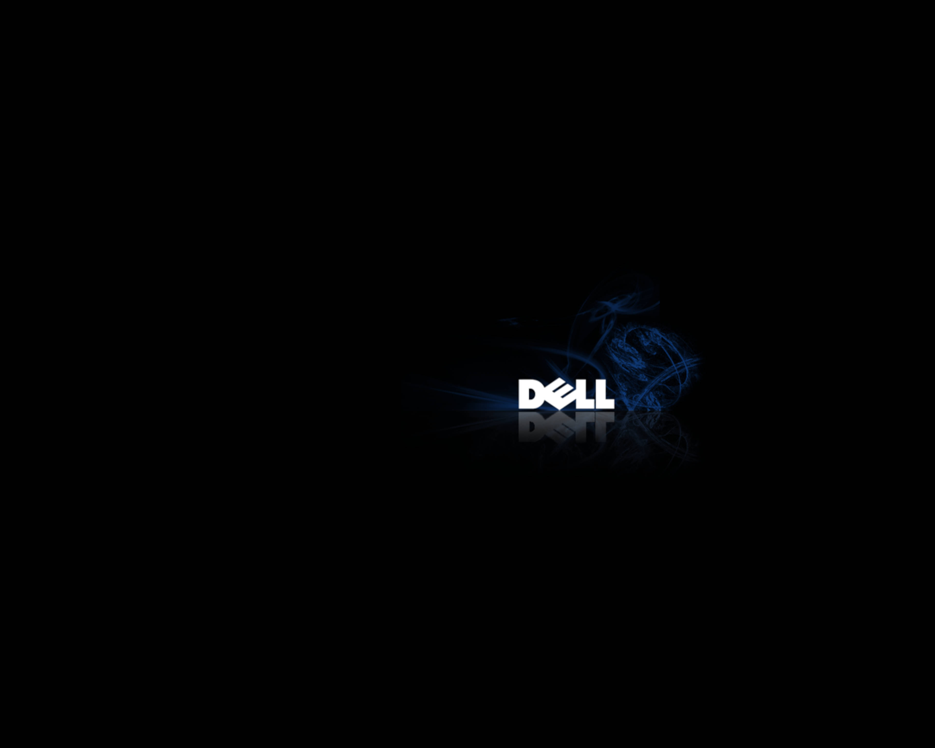 Dell 4K ロゴとスモーク 壁紙
