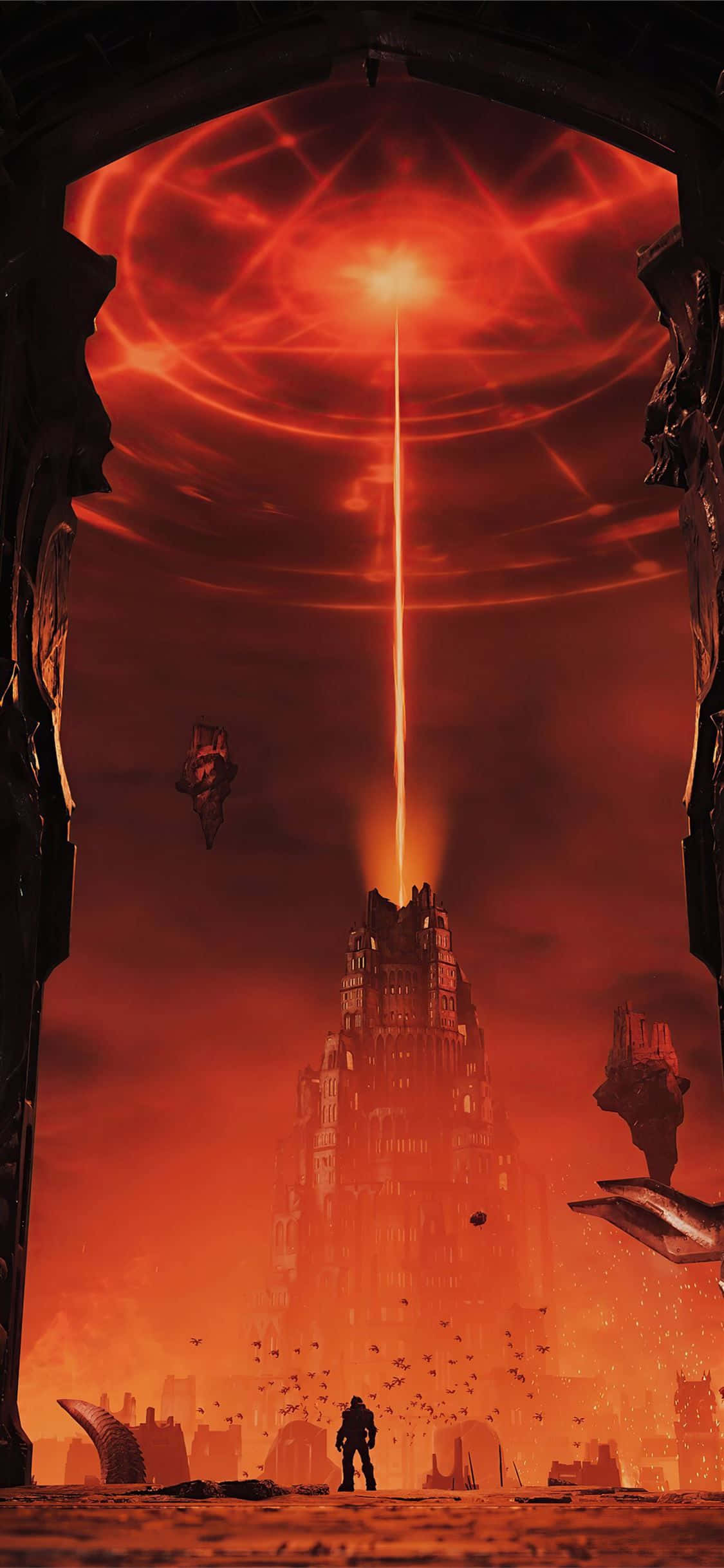 Doom Eternalで戦うドゥームスレイヤー 壁紙