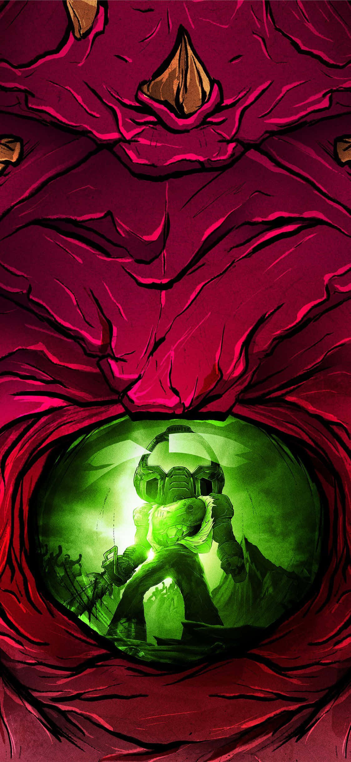 「Doom Eternal」の力をiPhoneで解き放て 壁紙