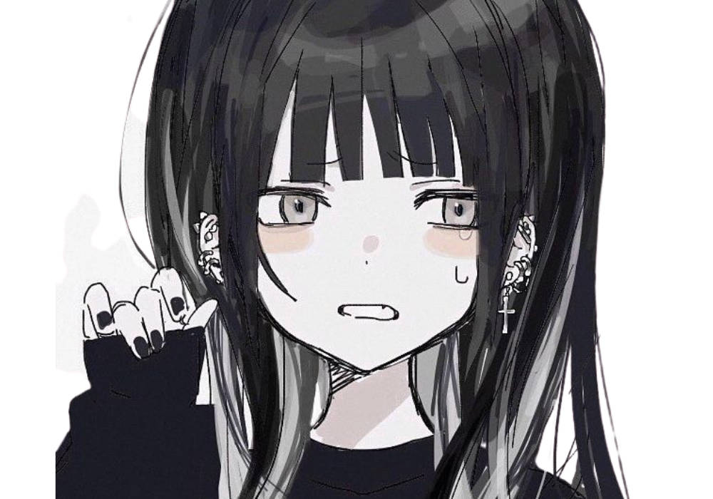 エモガール edgy アニメ PFP 壁紙