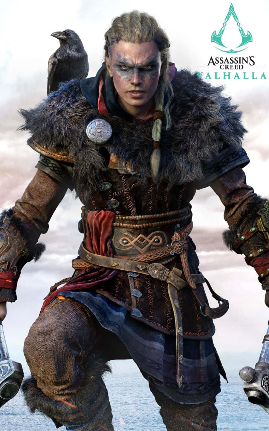 EivorとSynin 1440p Assassin's Creed Valhalla 背景 壁紙