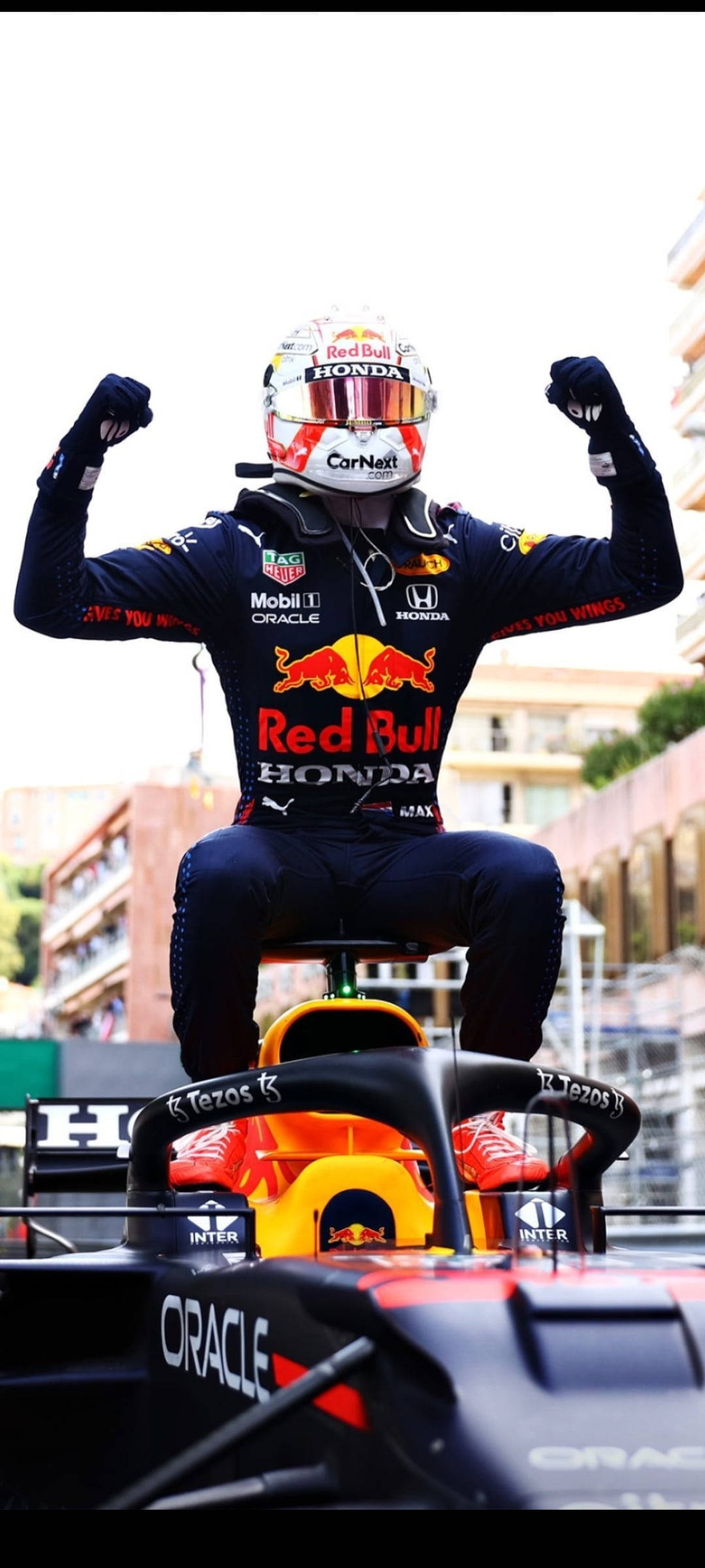 F1 マックス・フェルスタッペン モナコGP 優勝 iPhone 壁紙