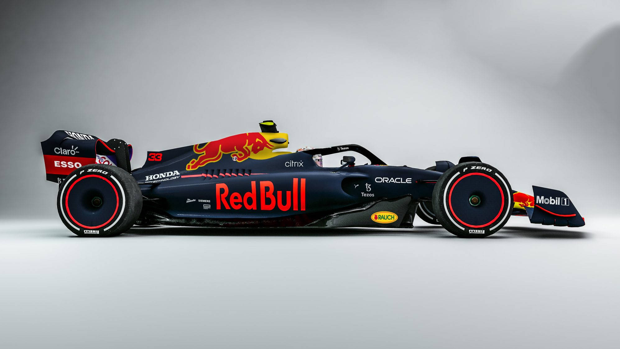 爽快なスピード - レッドブルF1の走行 壁紙