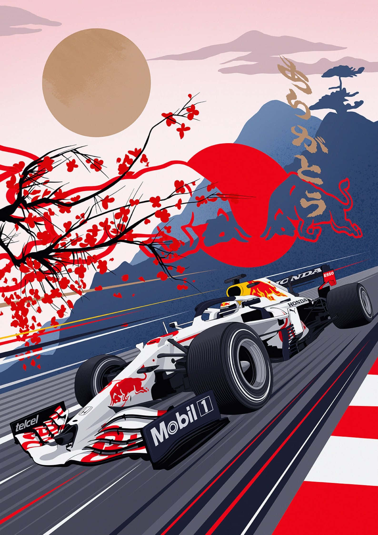 F1とiPhoneでフィニッシュラインを駆け抜けよう 壁紙
