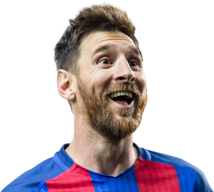 笑顔のサッカースター FCバルセロナユニフォーム 壁紙