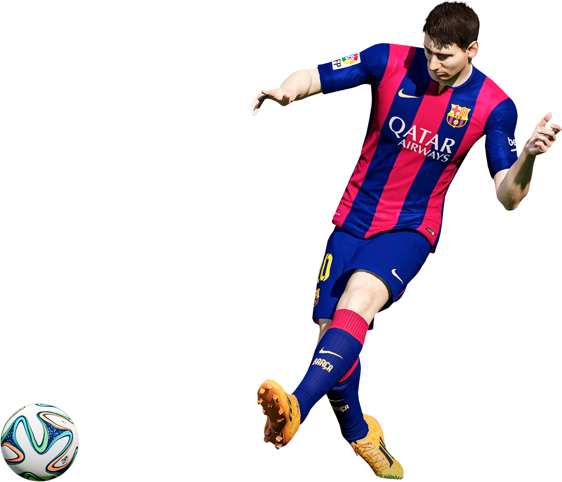 メッシ プレイ中 FCバルセロナ 壁紙