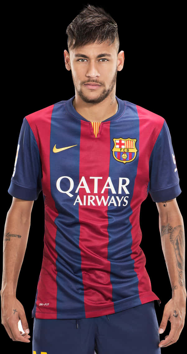 ネイマール FCバルセロナユニフォーム 壁紙