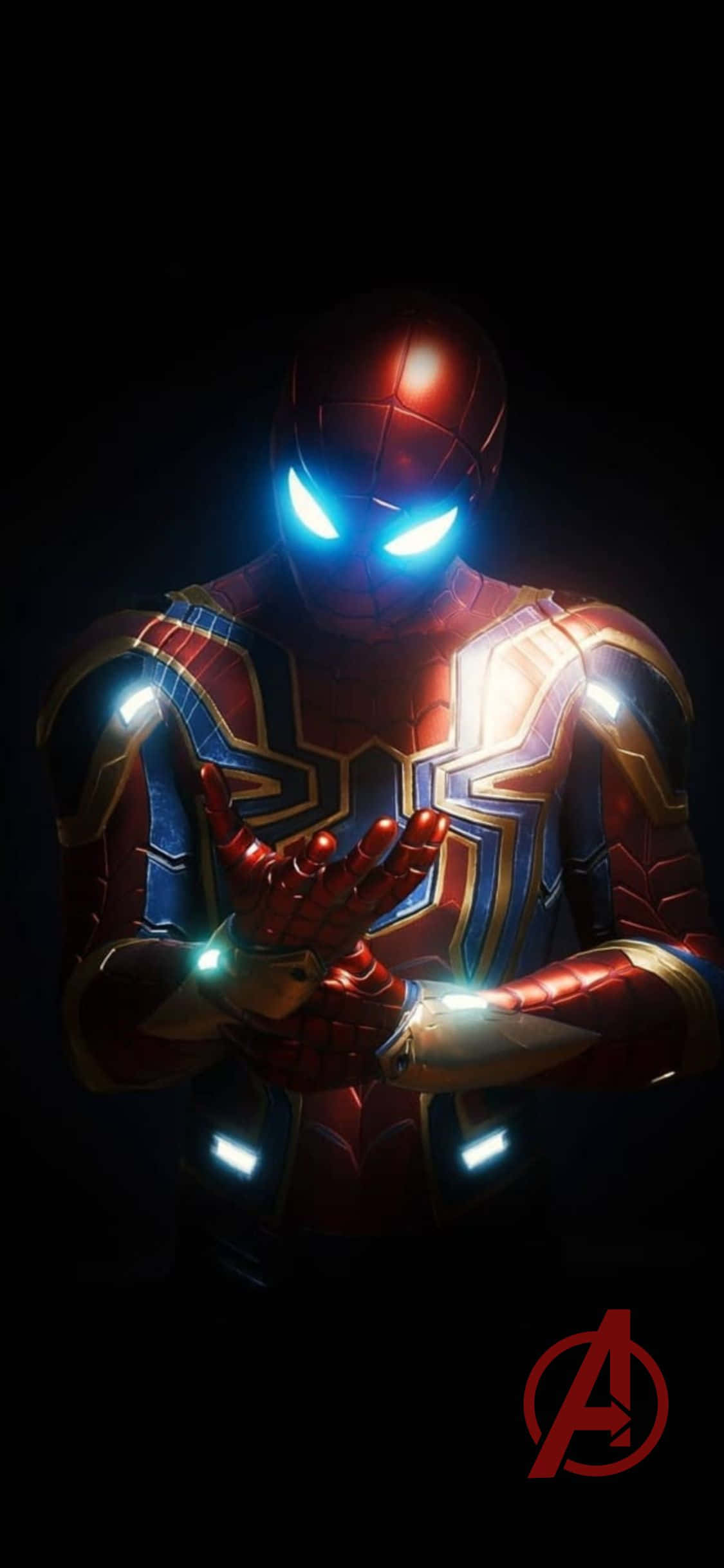 スパイダーマン for iPhone XS アベンジャーズ背景 壁紙