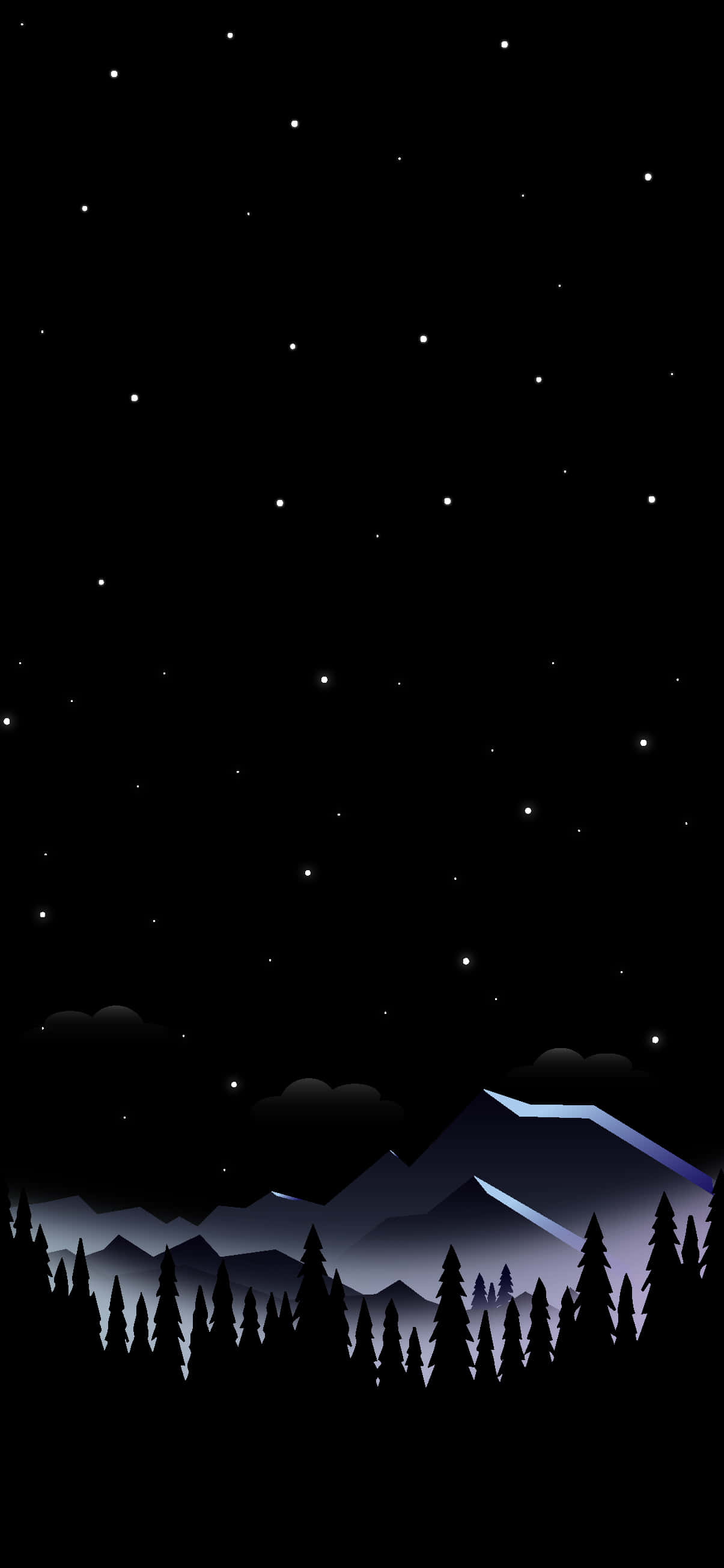 Forest Pixel 3XL AMOLED 背景 壁紙