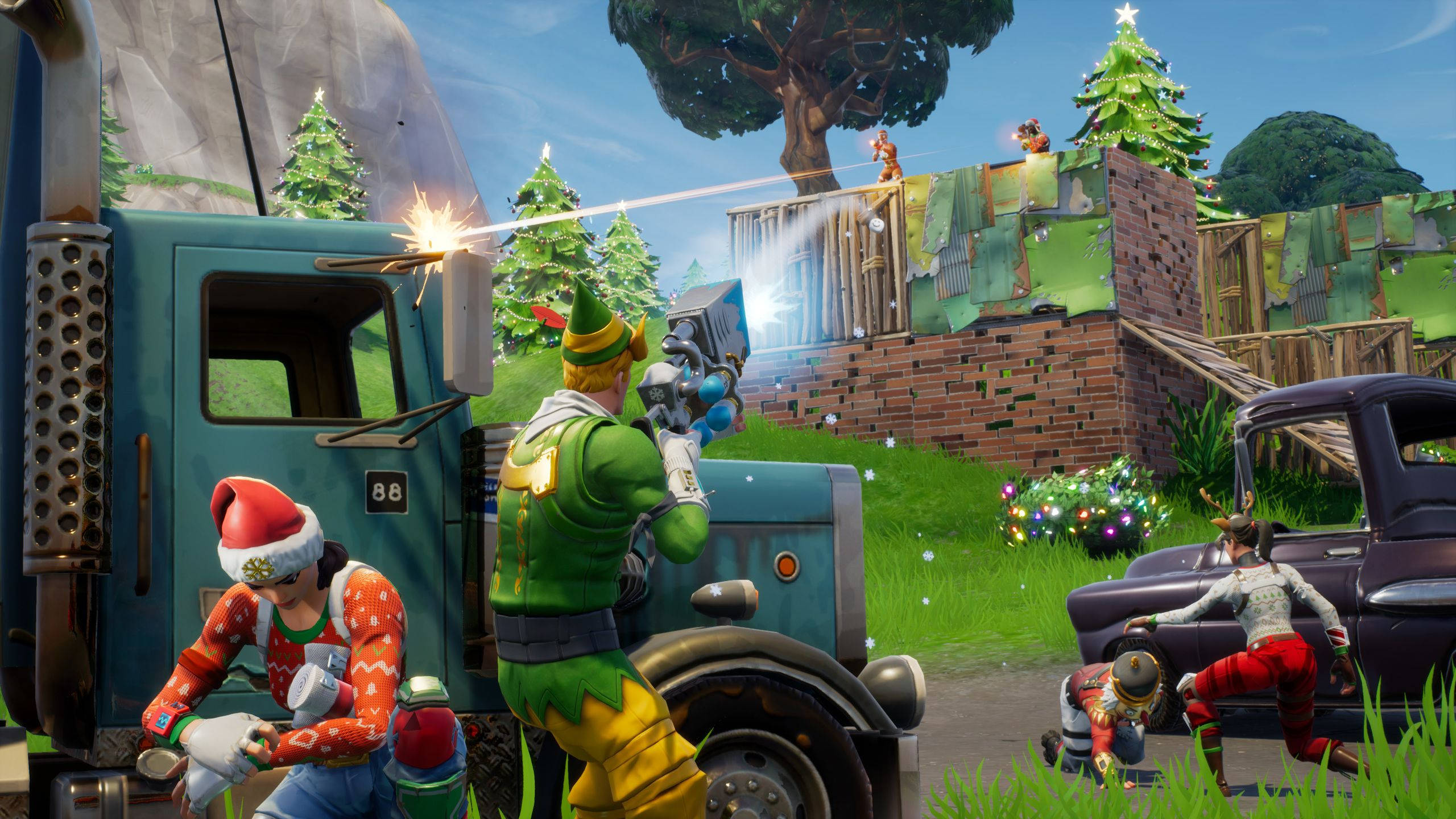 Fortnite 2560x1440 トラックバトル 壁紙