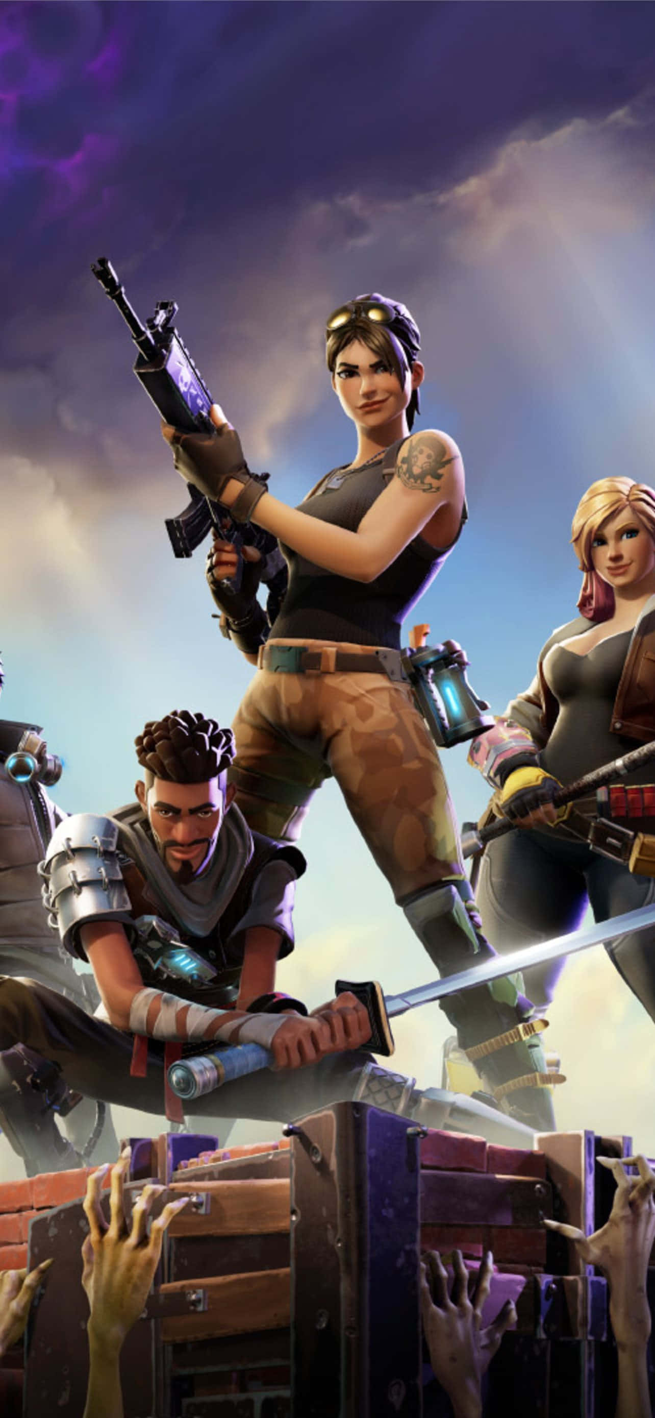 Fortnite Kunoと他のキャラクター 壁紙
