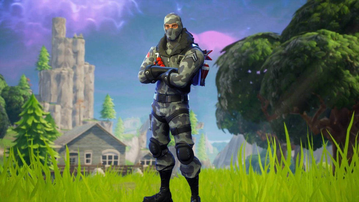 Fortniteのハロウィン仕様Havocスキンでトリック・オア・トリート！ 壁紙