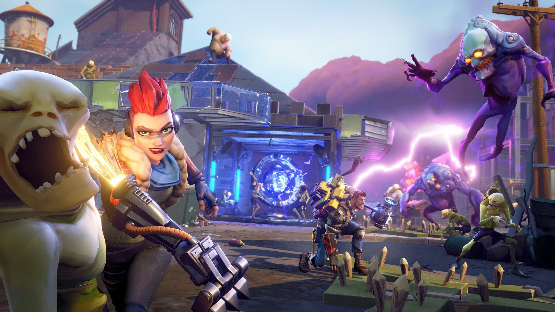 Fortniteの「世界を救え」モード、プレイヤー対ゾンビのHD壁紙 — フォートナイト 壁紙