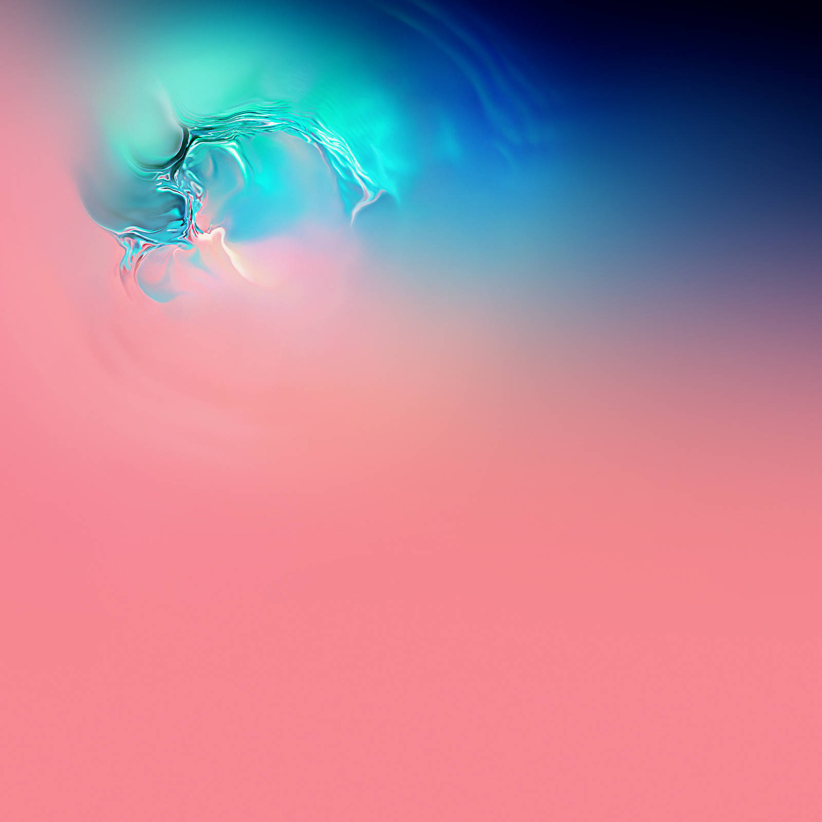 Galaxy S10 ピンクオーバーブルー 壁紙