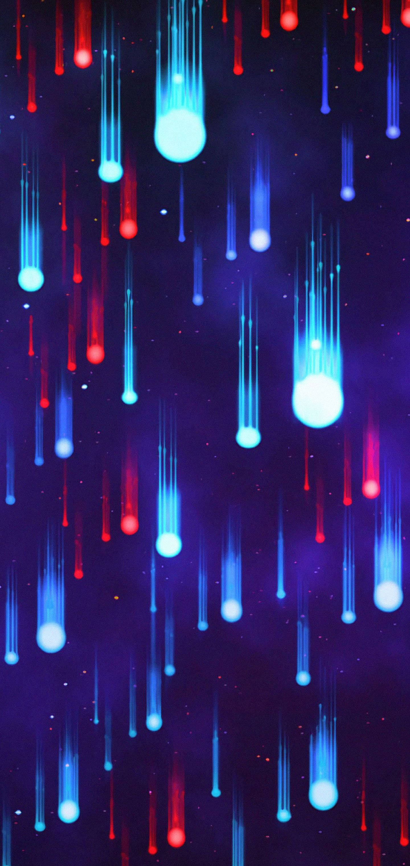 Galaxy S10 落下するオーブ 壁紙