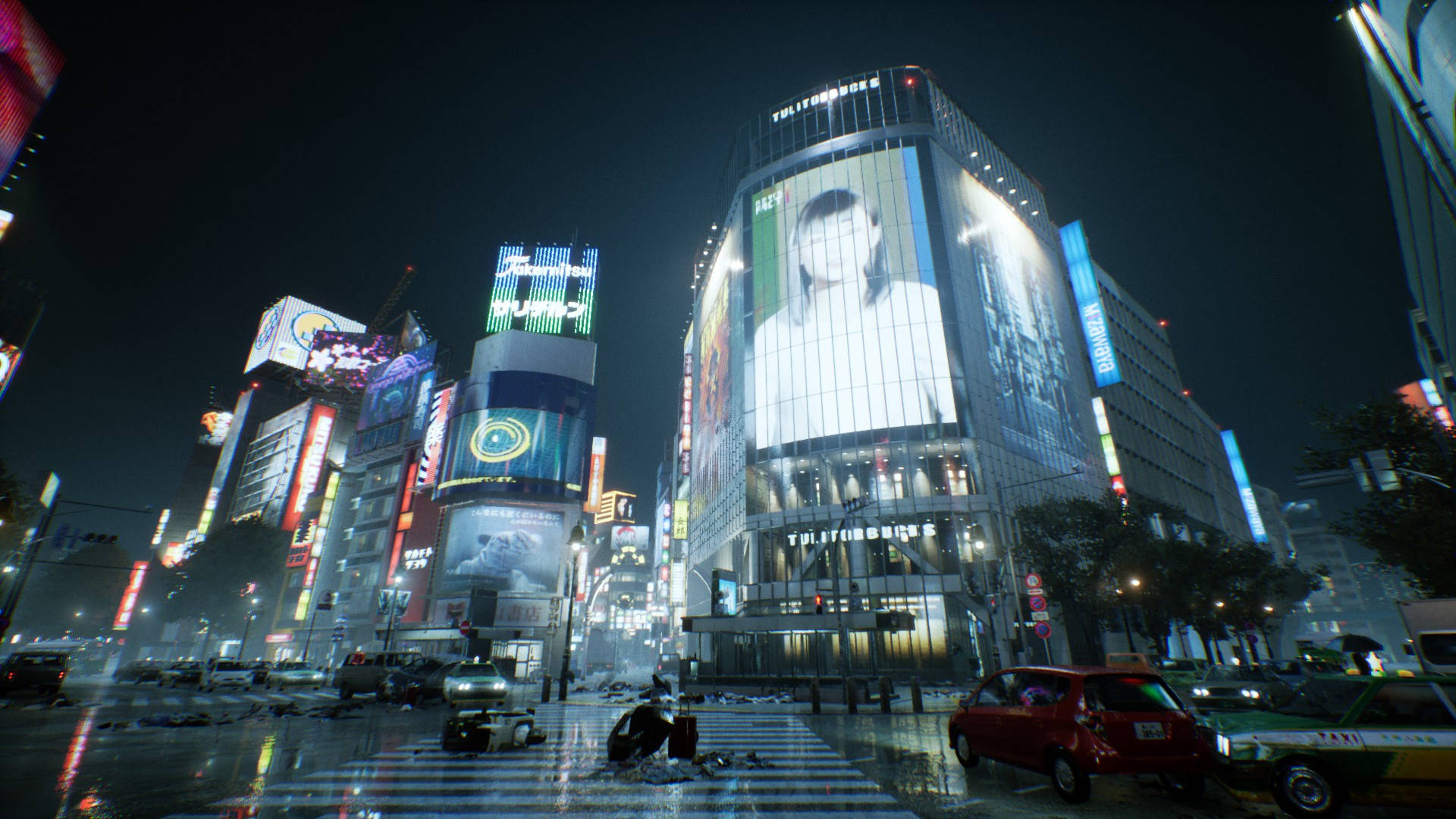 Ghostwire Tokyo 渋谷スクランブル交差点 壁紙