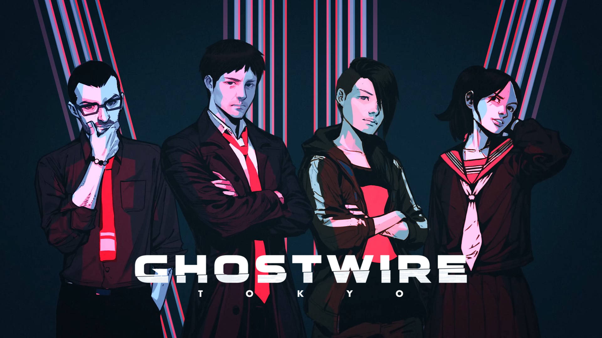 Ghostwire Tokyo ゲーム内の謎めく人間の敵 壁紙