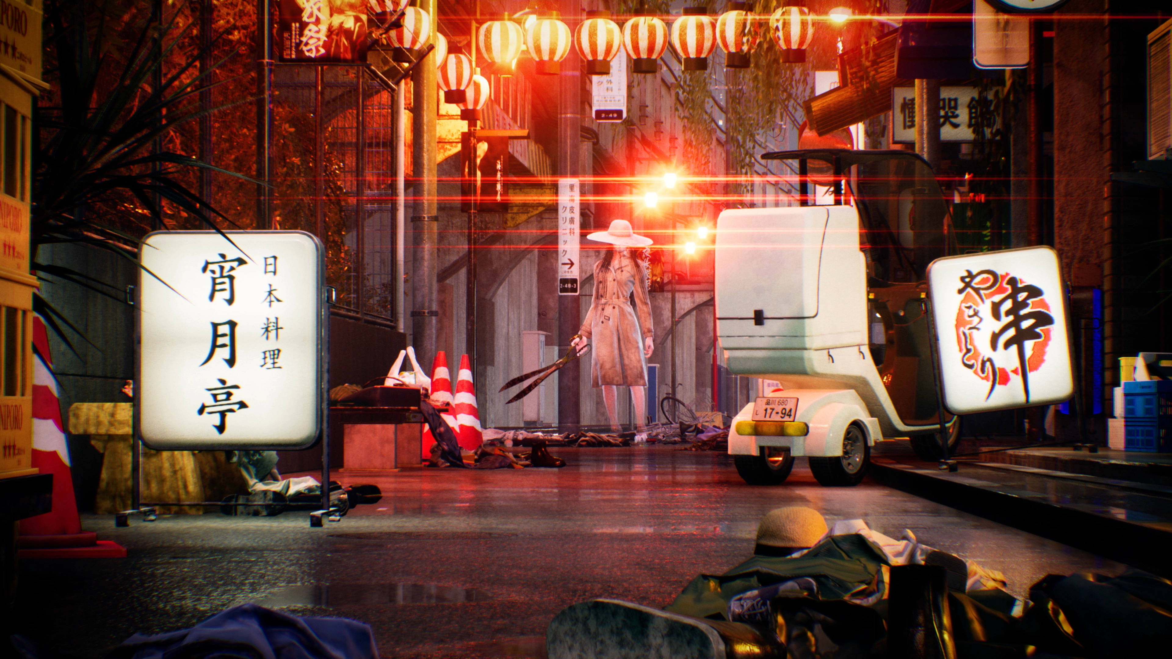 Ghostwire Tokyo 口裂け女の通り 壁紙