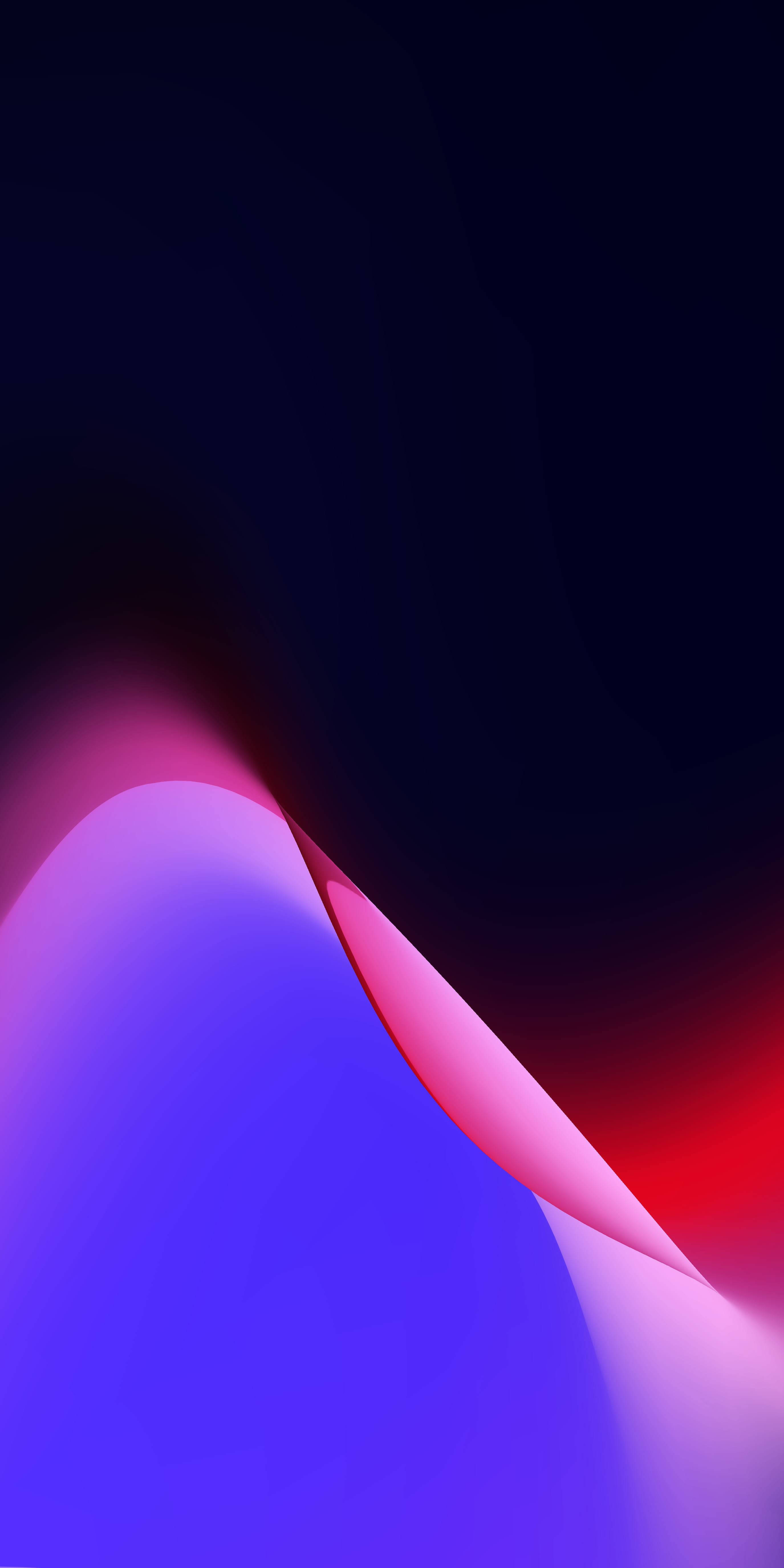 抽象的な波曲線 Google Pixel 4 壁紙