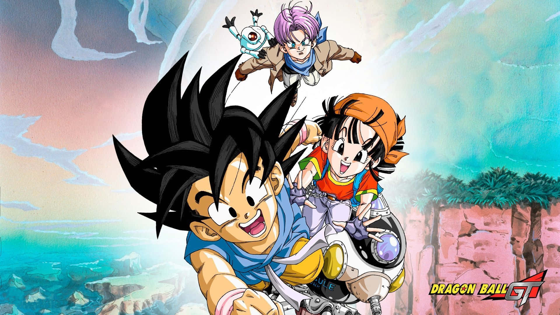 ドラゴンボールGT 悟空 パン トランクス 壁紙