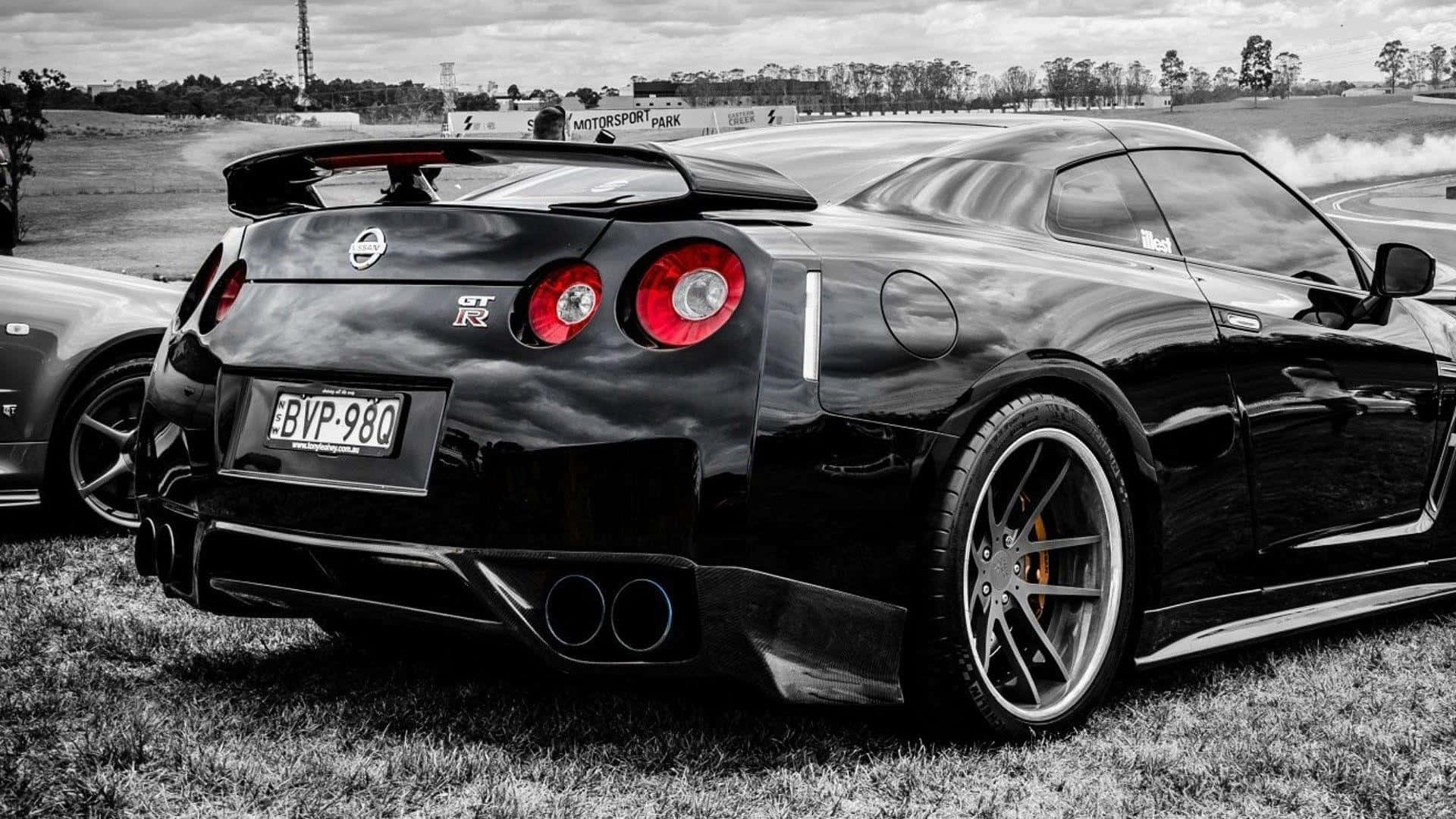 GT-R デスクトップ リアディテール 壁紙