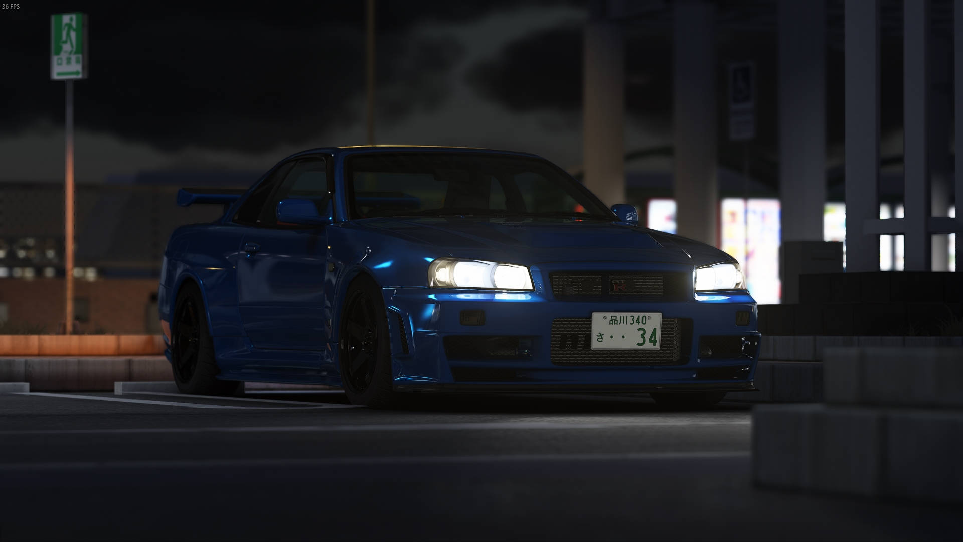 改造版日産スカイラインGT-R R34 壁紙