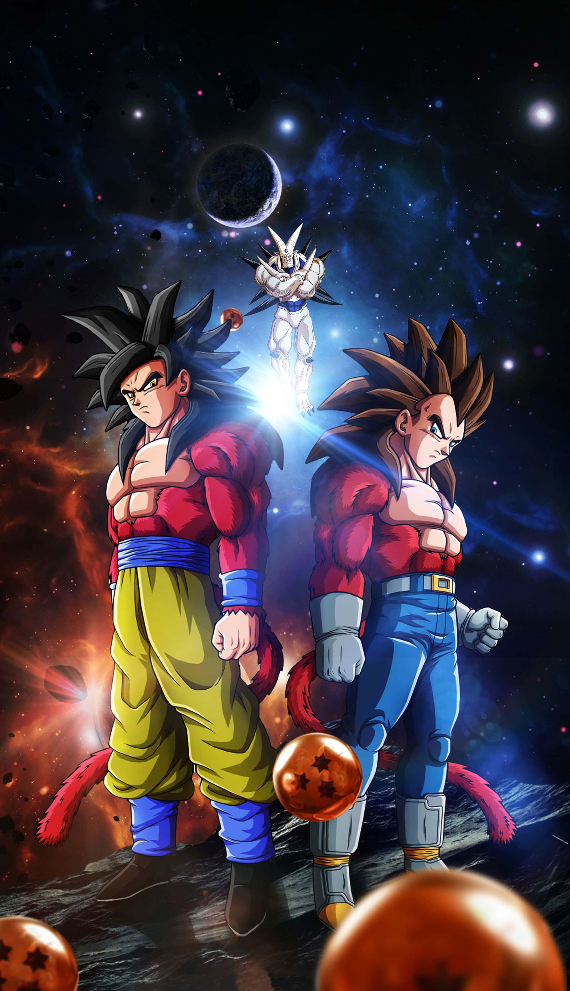 ドラゴンボールGT 月と宇宙 壁紙