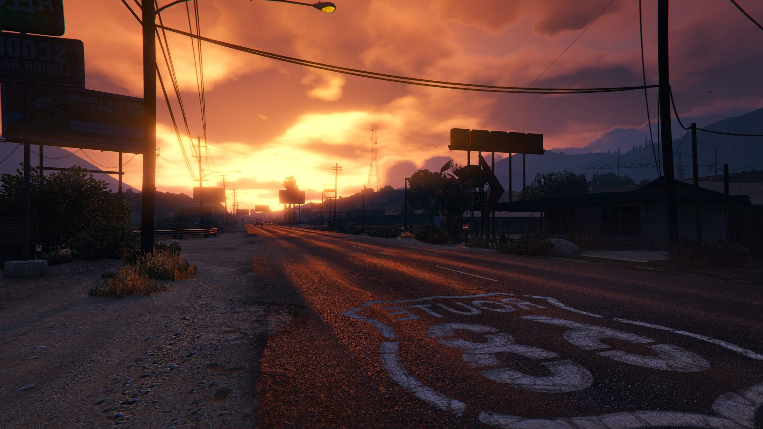 GTA 5 2560x1440 ルート68 壁紙