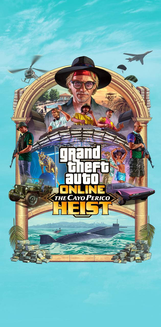GTA5 フォン カヨ・ペリコ強盗 壁紙