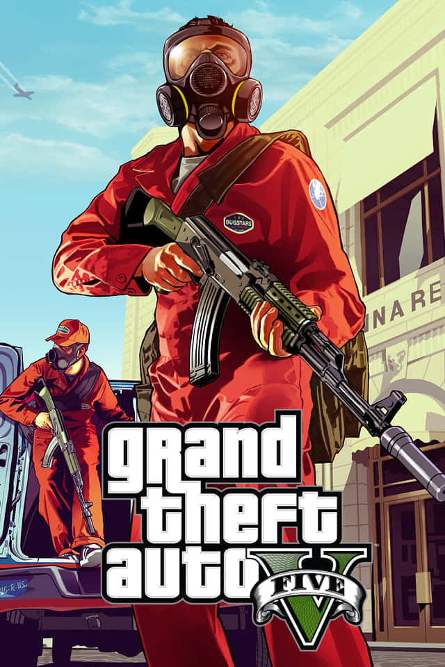 GTA背景 グランド・セフト・オート5 武装強盗 壁紙
