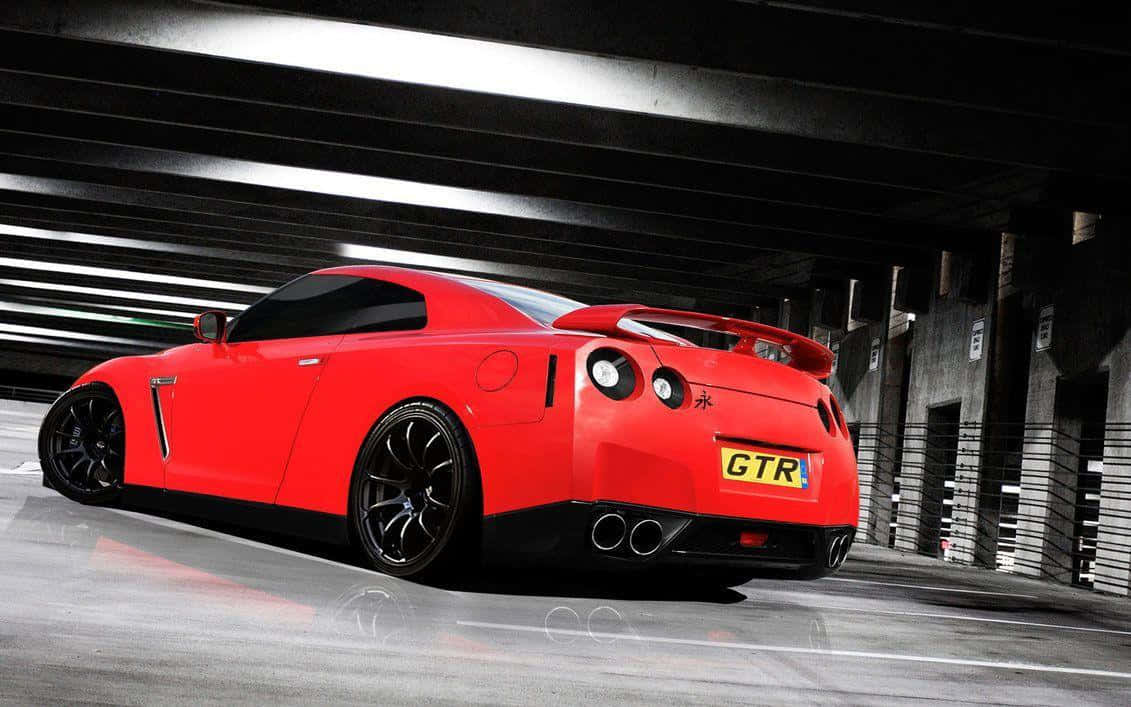 赤いGTR R35 壁紙
