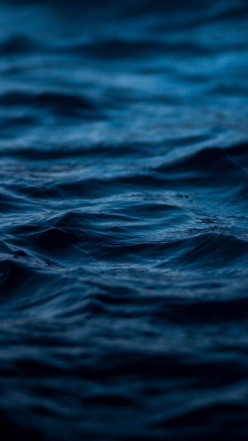 海の波 ダークブルー 美観 HD 壁紙