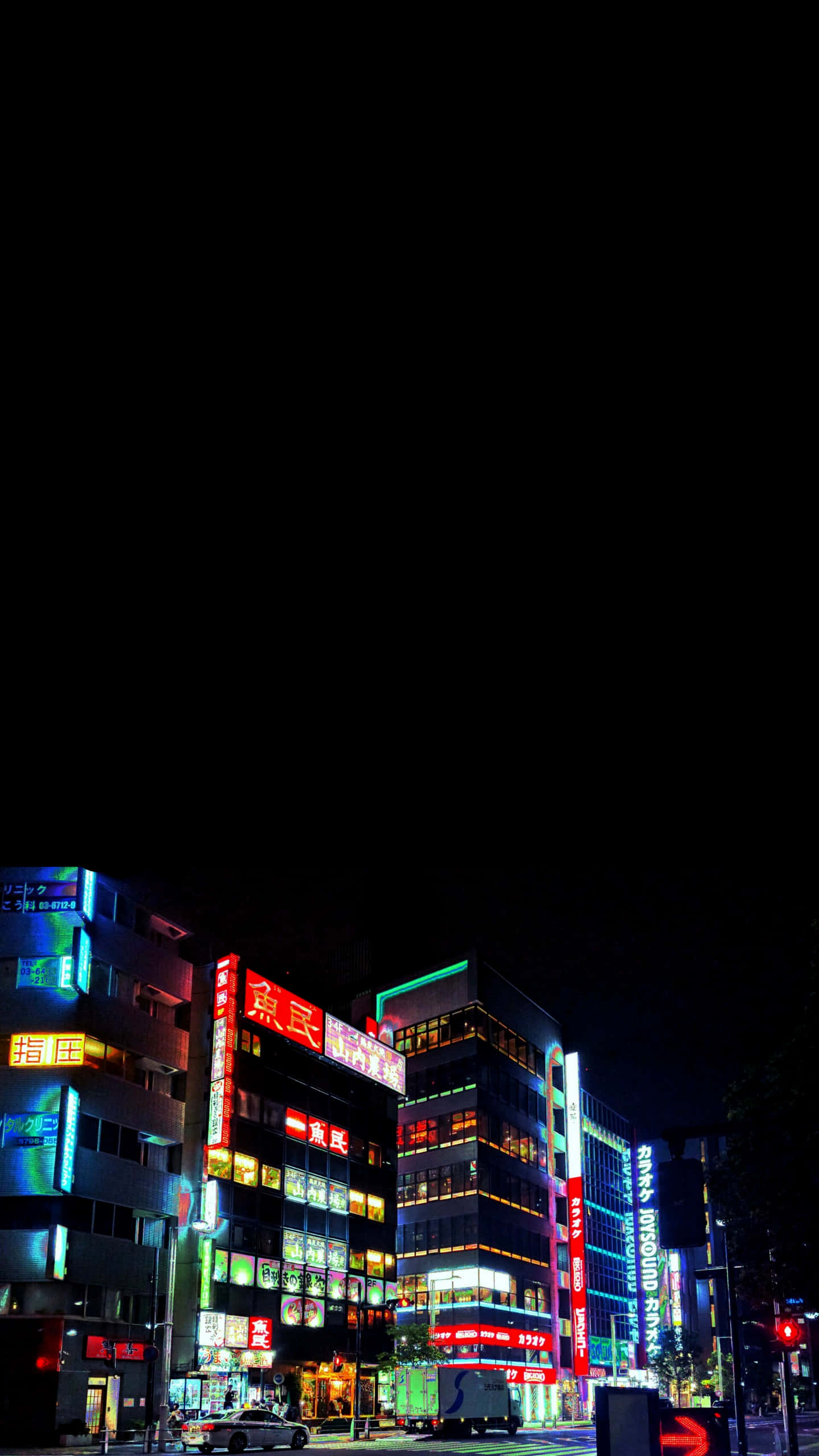 HD OLED 東京夜景の背景 壁紙
