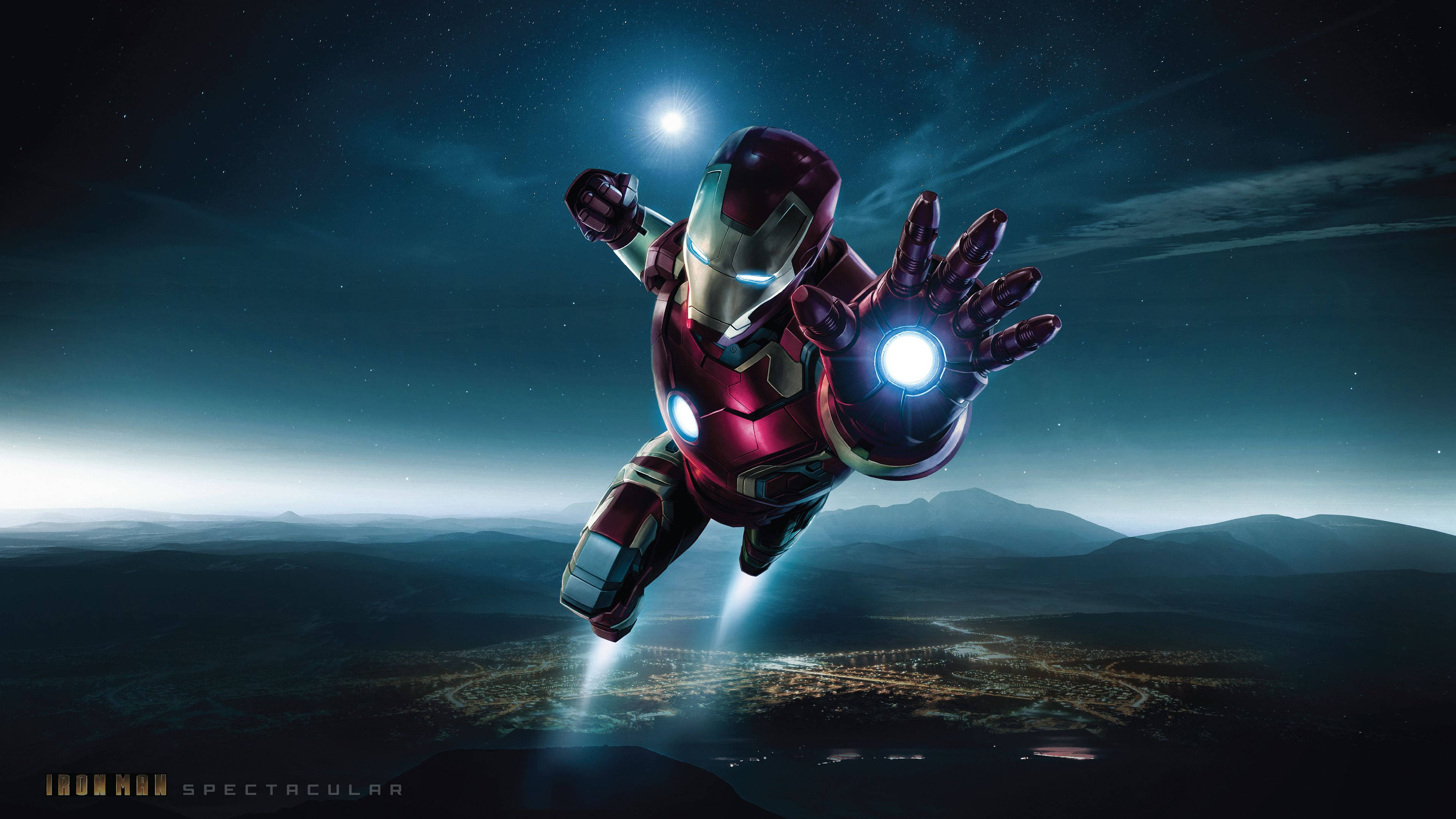 アイアンマン フルHD 飛行 壁紙