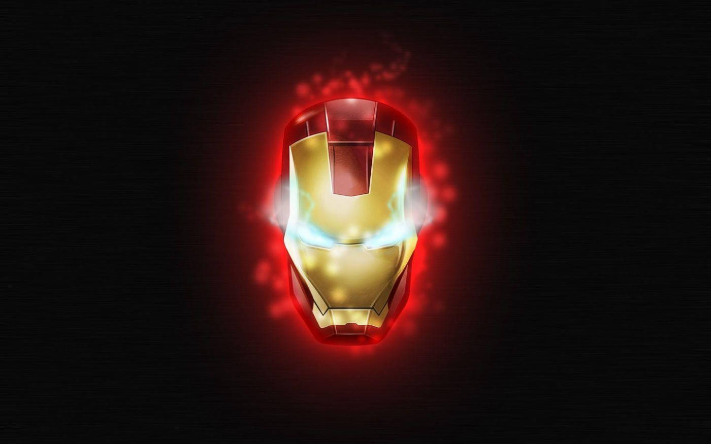 HD アイアンマン 光るヘルメット 壁紙