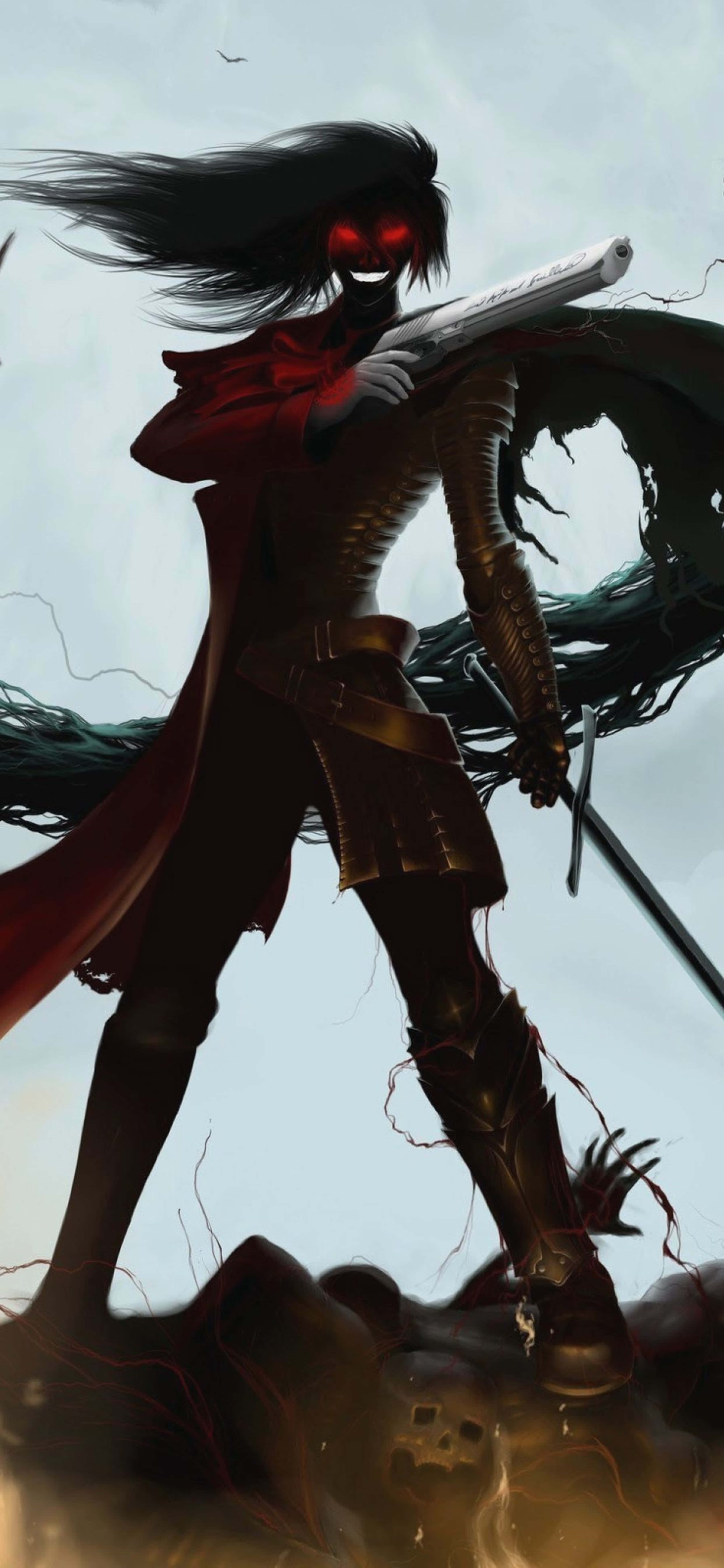 HELLSING ULTIMATE 4K 緊迫の対決 壁紙