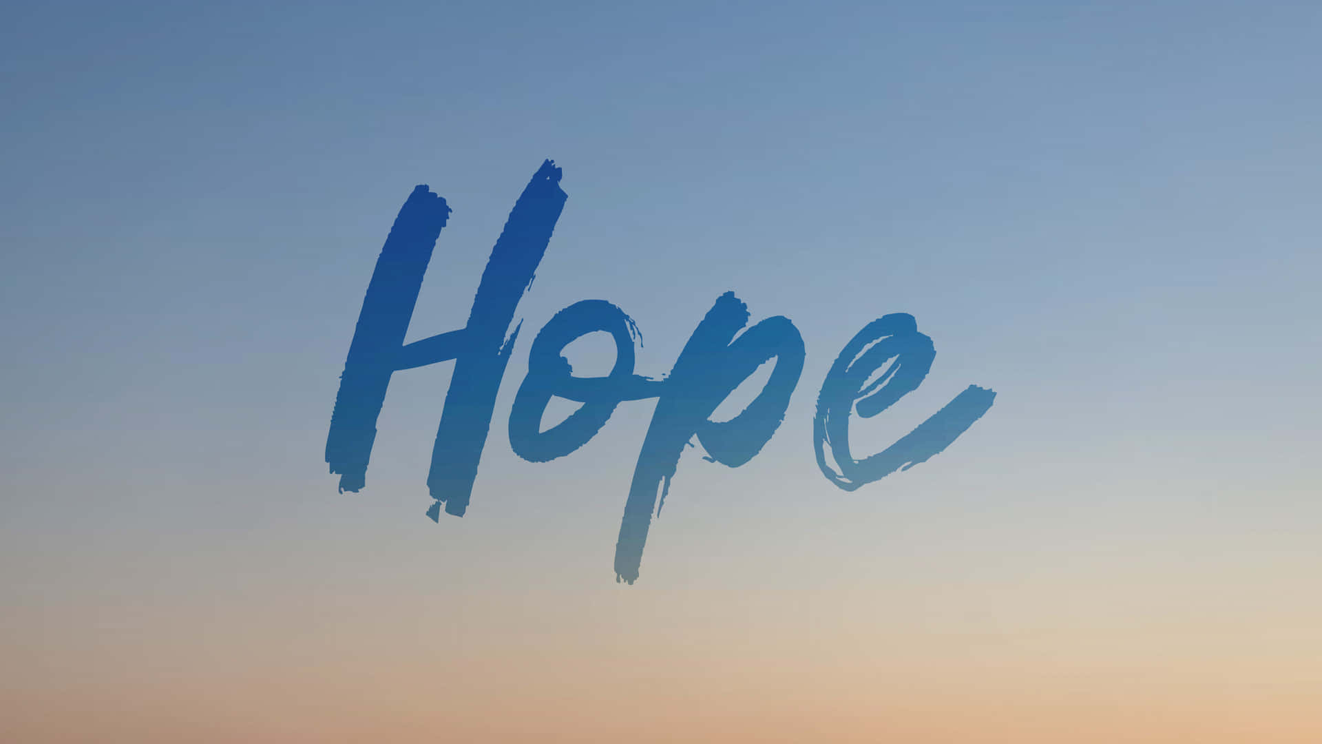 Hope ワードアート オンブレ背景